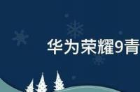 华为荣耀9青春版怎么录屏 华为荣耀9青春版配置