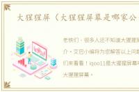 大猩猩屏（大猩猩屏幕是哪家公司的）