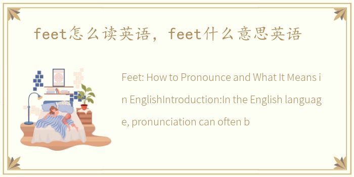 feet怎么读英语，feet什么意思英语
