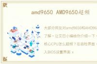 amd9650 AMD9650超频
