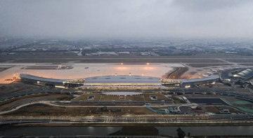 宁波栎社国际机场，中国浙江省宁波市境内4E级国际机场