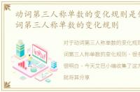 动词第三人称单数的变化规则是什么，动词第三人称单数的变化规则