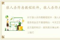 狼人杀炸房教程软件，狼人杀炸房教程
