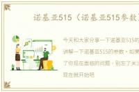 诺基亚515（诺基亚515参数）