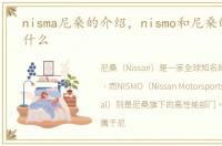 nisma尼桑的介绍，nismo和尼桑的区别是什么