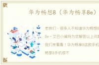 华为畅想8（华为畅享8e）
