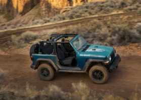 Jeep品牌在新款2024牧马人上首次采用比基尼外漆颜色