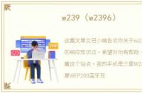 w239（w2396）