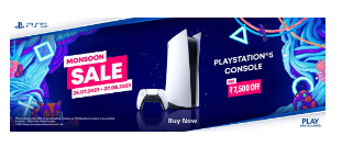 索尼PlayStation 5限时折扣卢比7500