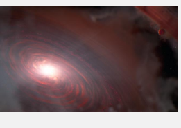 韦伯在岩石行星形成区探测到水蒸气