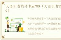 天语云智能手机w700（天语云智能手机w619）