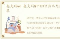 奥克斯w6 奥克斯WT1X3快热水龙头怎样安装