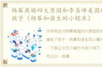 杨幂离婚四大原因和李易峰美国结婚有了孩子（杨幂和谁生的小糯米）