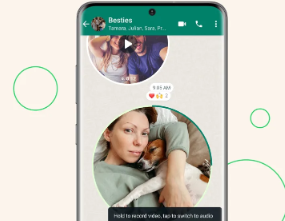 WhatsApp添加Telegram风格的视频消息