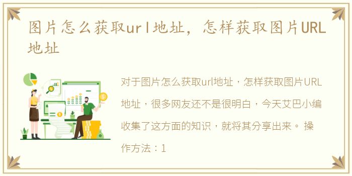 图片怎么获取url地址，怎样获取图片URL地址