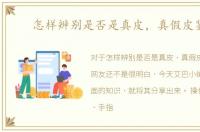 怎样辨别是否是真皮，真假皮鉴别