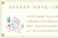 大经中医发布“岐黄问道·大模型”