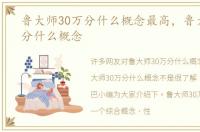 鲁大师30万分什么概念最高，鲁大师30万分什么概念