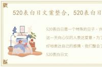 520表白日文案整合，520表白日文案