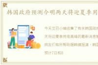韩国政府预测今明两天将迎夏季用电高峰