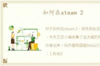 如何在steam 2