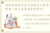 翁帆现在做什么工作每月工资多少（翁帆的第一任丈夫是谁资料照片）