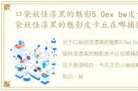 口袋妖怪漆黑的魅影5.0ex bw皮卡丘，口袋妖怪漆黑的魅影皮卡丘在哪捕捉