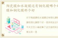 陶瓷膜和水凝膜还有钢化膜哪个好，水凝膜和钢化膜那个好