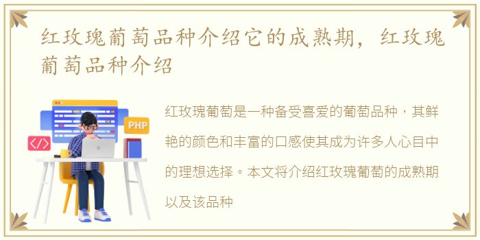 红玫瑰葡萄品种介绍它的成熟期，红玫瑰葡萄品种介绍