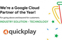 Quickplay报告了谷歌Cloud的合作伙伴奖项类别为连续两年的解决方案技术