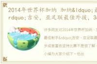 2014年世界杯加纳 加纳“最佳射手”吉安，亚足联最佳外援，36岁成首富依坚持比赛
