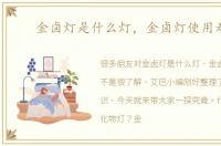 金卤灯是什么灯，金卤灯使用寿命