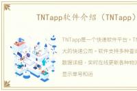 TNTapp软件介绍（TNTapp）