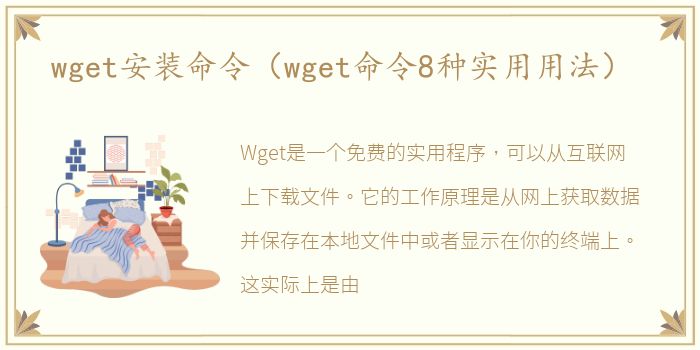 wget安装命令（wget命令8种实用用法）