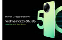 荣耀narzo60x 5G手机和配备30dB ANC的realmeBudsT300将于9月6日推出