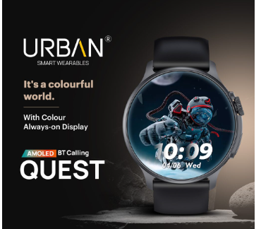 URBAN Quest推出1.43英寸AMOLED显示屏蓝牙通话功能