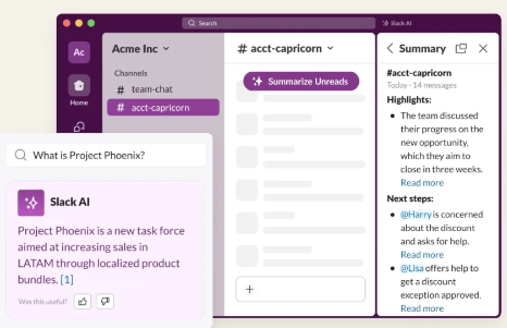 Slack AI将从今年冬天开始总结你的工作聊天