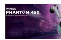 Wings Phantom 450游戏耳塞配备13毫米驱动器总播放时间长达50小时