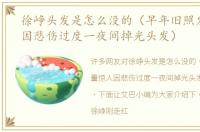 徐峥头发是怎么没的（早年旧照发量惊人因悲伤过度一夜间掉光头发）