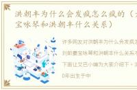 洪朝丰为什么会发疯怎么疯的（大刘前妻宝咏琴和洪朝丰什么关系）