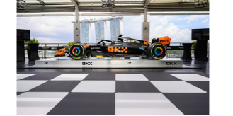 OKX将迈凯伦MCL60赛车切换为隐形模式以参加新加坡大奖赛
