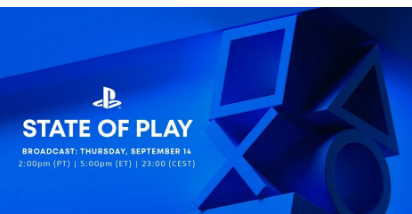 PlayStation将于9月14日举办令人惊喜的State of Play活动
