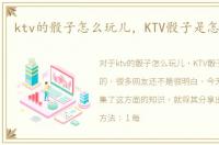 ktv的骰子怎么玩儿，KTV骰子是怎么玩的