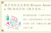 猴子历险记完整版(Bloons Adventure Time TD)游戏介绍（猴子历险记完整版(Bloons Adventure Time TD)）