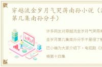 穿越流金岁月气哭蒋南孙小说（流金岁月第几集南孙分手）