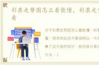 彩票走势图怎么看能懂，彩票走势图怎么看