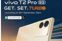 Vivo T2 Pro 5G智能手机发布计划于9月22日