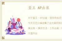 蛮王 AP出装