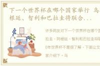 下一个世界杯在哪个国家举行 乌拉圭、阿根廷、智利和巴拉圭将联合申办2030年世界杯