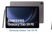 泄露的营销图片中的三星GalaxyTab S9 FE和S9 FE+Surface设备